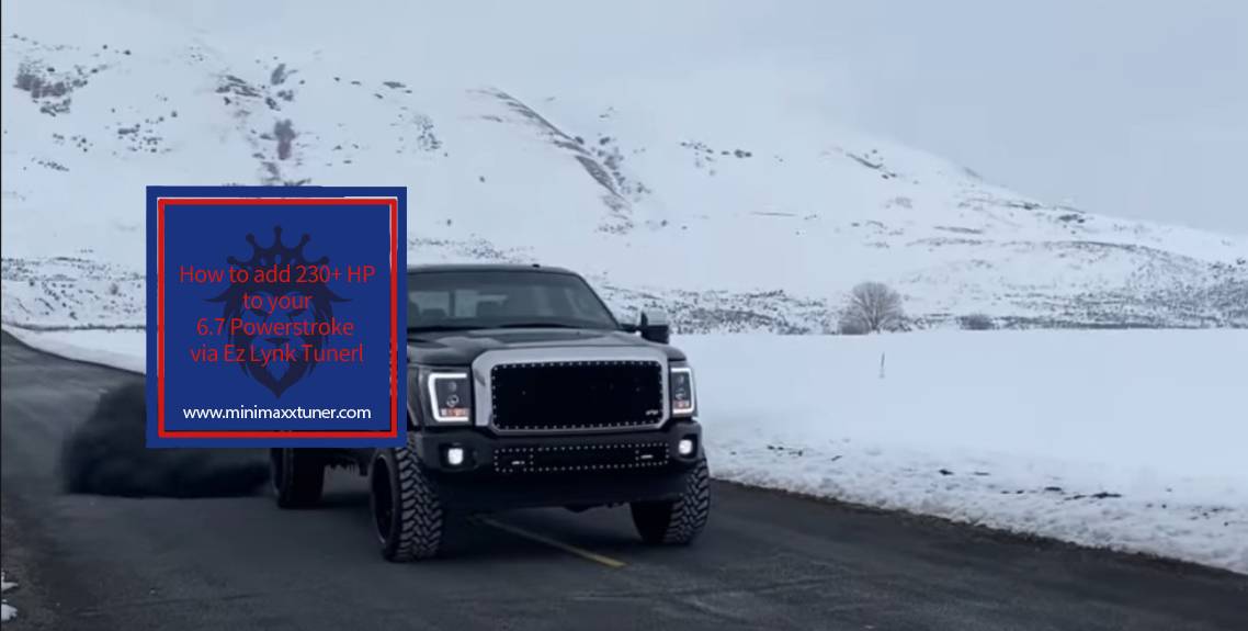 How to add 230+ HP to your 6.7 Powerstroke via Ez Lynk Tuner - Mini ...