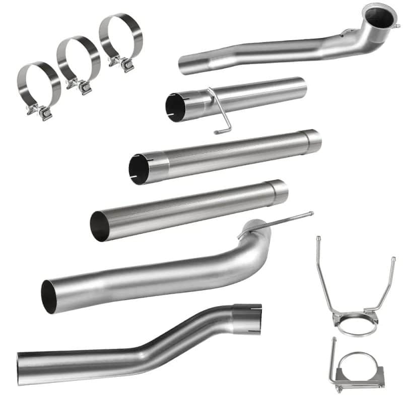 4 Inch 20102012 Dodge Ram 6.7 Cummins DPF Delete Exhaust System Mini